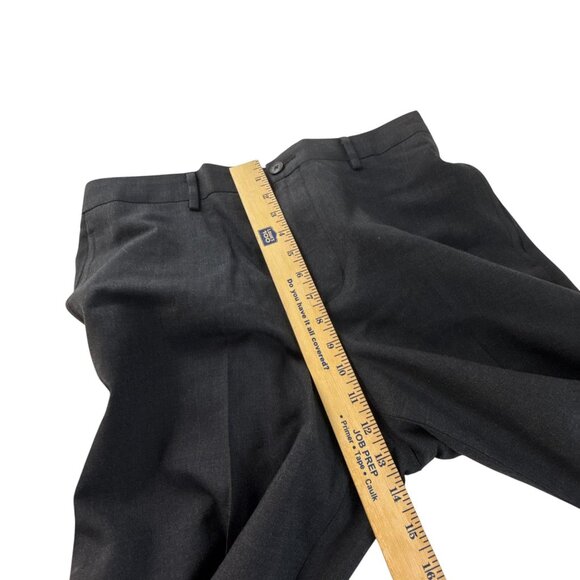 L.L. Bean Mens Classic Fit Black Chino Pants 100% Wool Size 34W Office Career - Picture 14 of 14